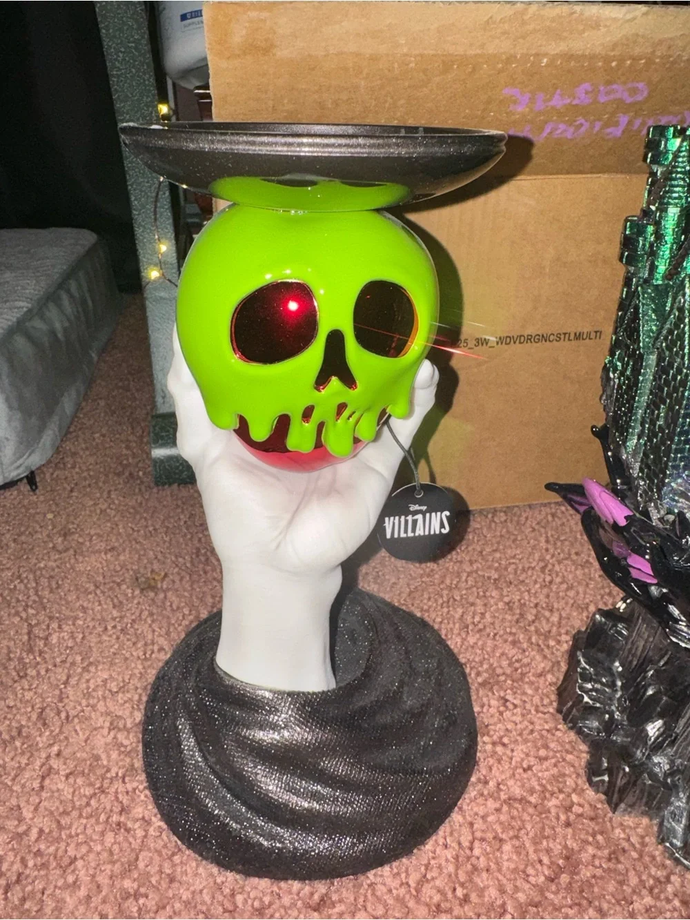 BBW Disney Villains Poison Apple Collectible 3-Wick Candle Holder NWT